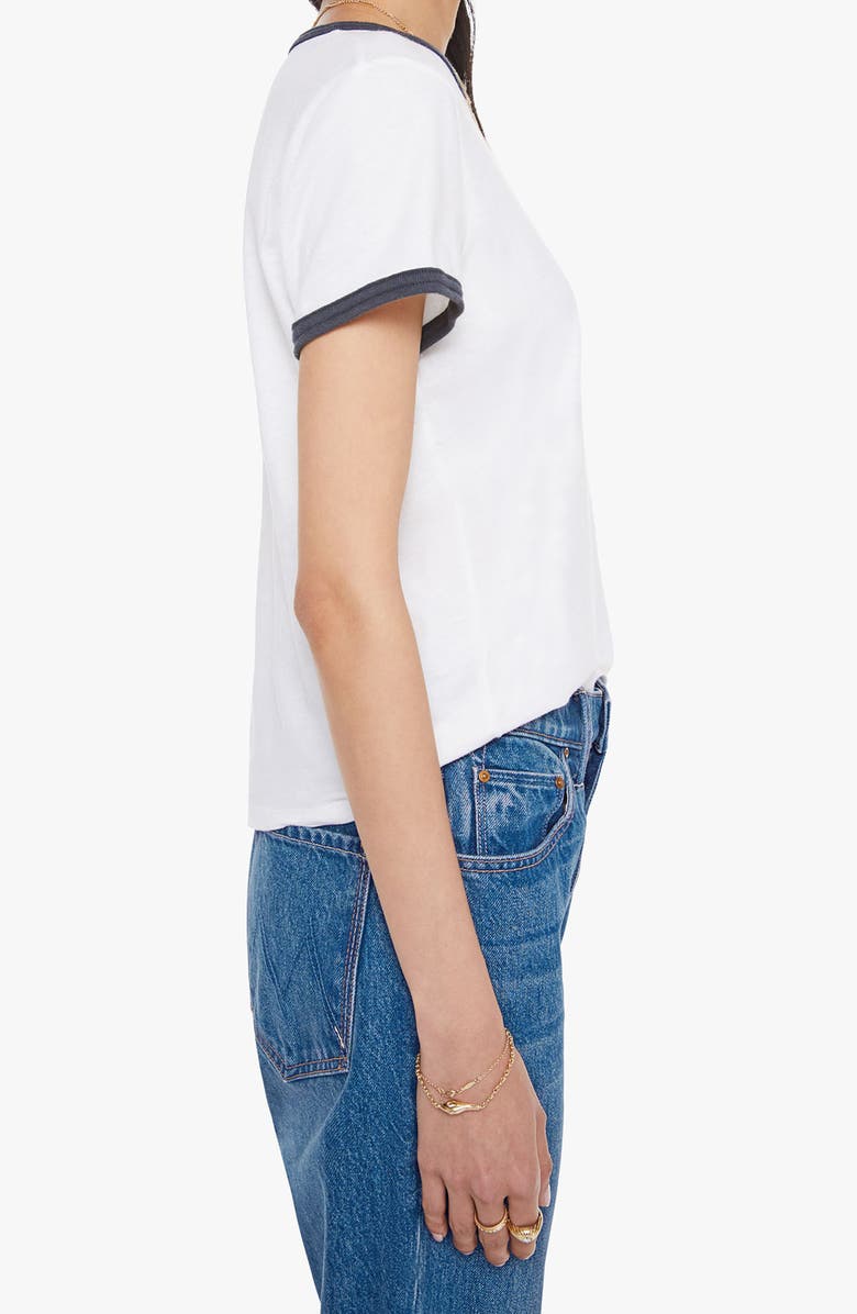 MOTHER The Li'l Goodie Goodie Ringer T-Shirt, Alternate, color, Mother Moto