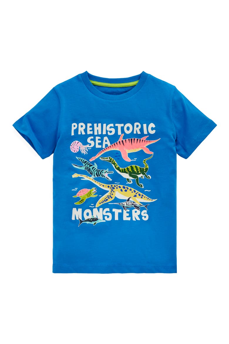 Kids' Prehistoric Glow in the Dark Cotton Graphic T-Shirt, Main, color, PREHISTORIC SEA MONSTERS