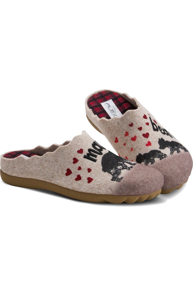 Flexus by Spring Step Mama Bear Slipper, Main, color,