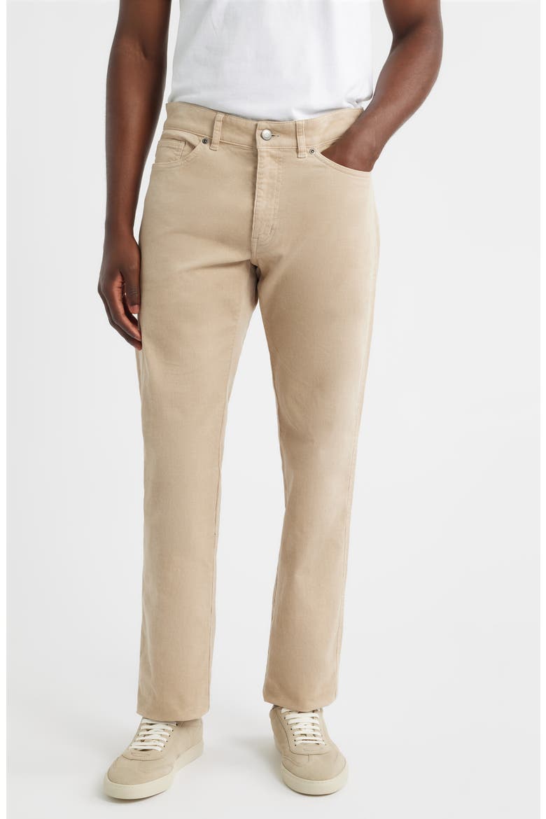 Superior Soft Corduroy 5-Pocket Pants, Main, color, STONE