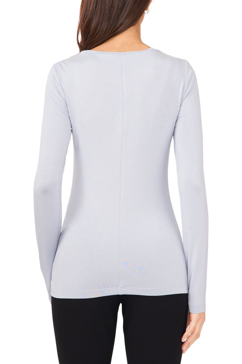 Crewneck Long Sleeve T-Shirt, Alternate, color, BLUE FOG