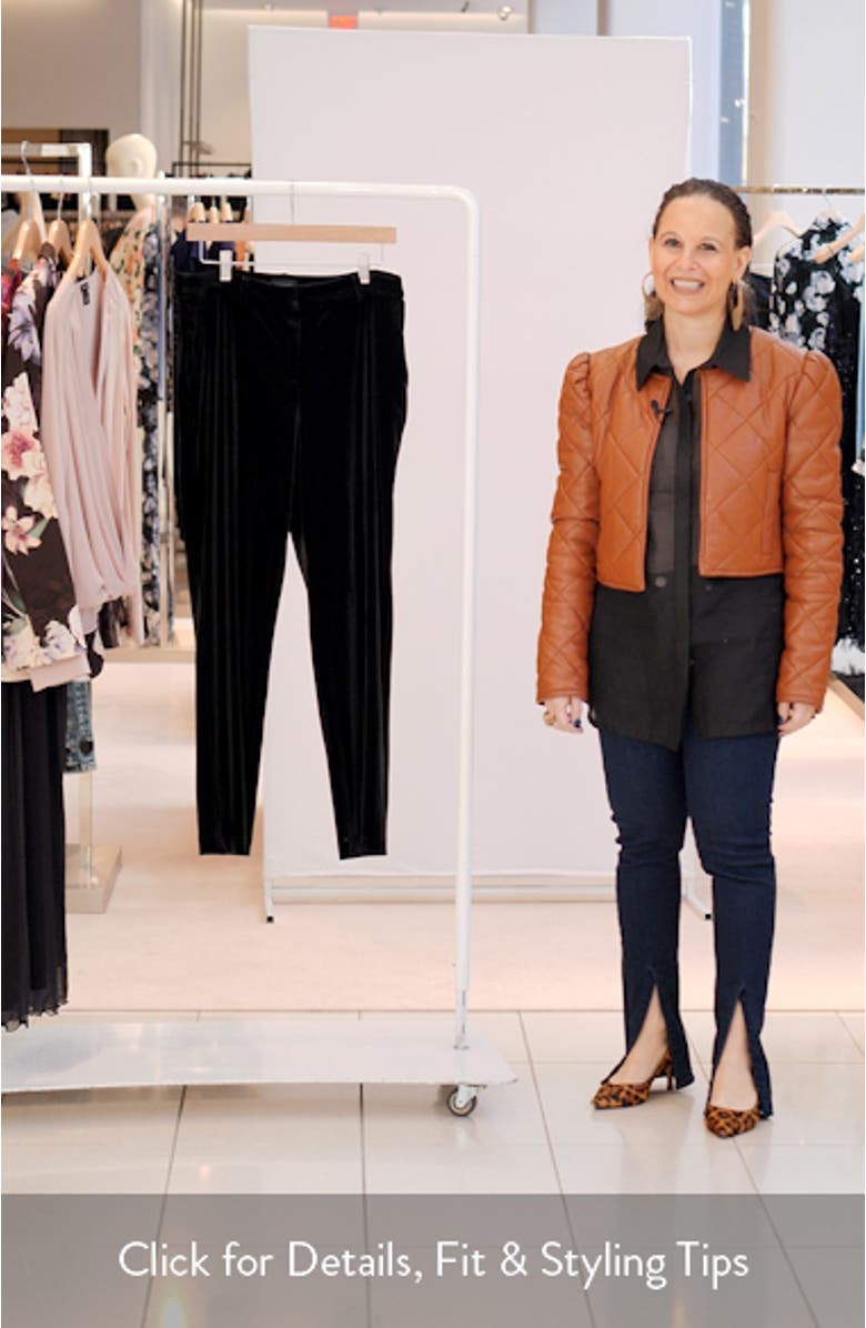 Velvet Straight Leg Pants, sales video thumbnail