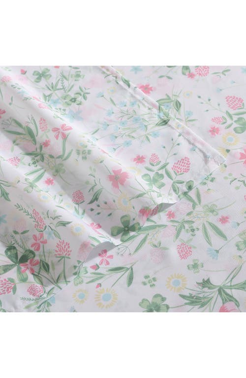 Laura Ashley Posey Dance Ultra Soft Sheet Set In Pastel Pink
