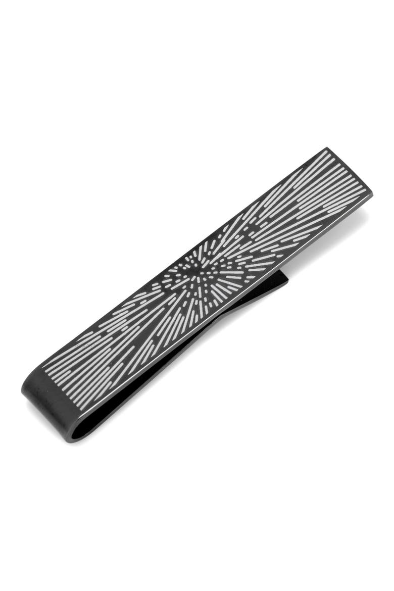 Star Wars Hyperspeed Glow in the Dark Tie Bar, Main, color, BLACK