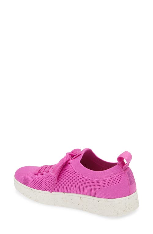 Shop Fitflop Rally Knit Sneaker In Miami Violet