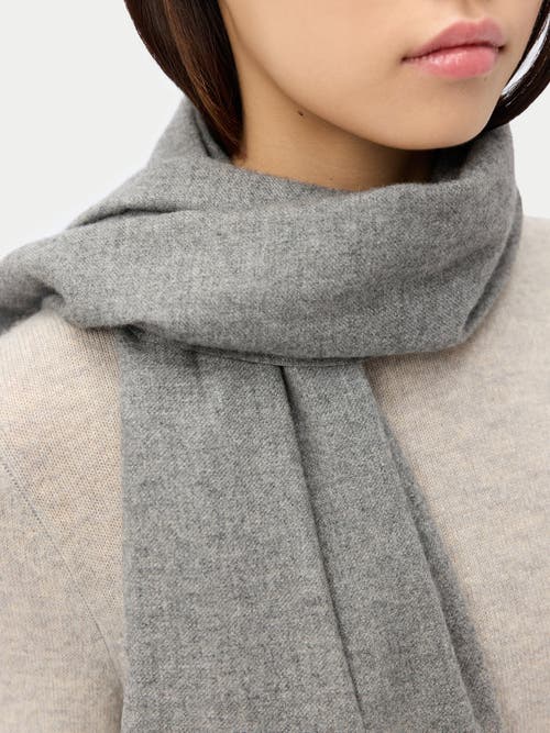 Gobi Mongolian Cashmere Cashmere Twill Shawl In Gray