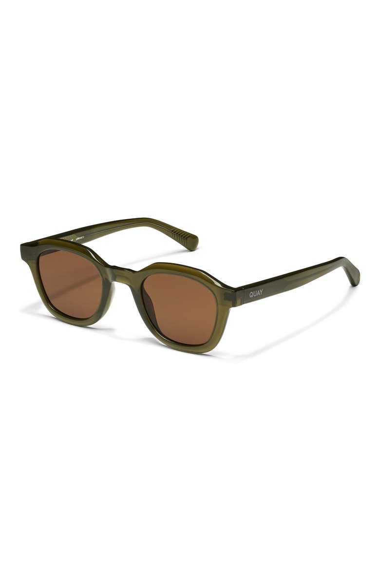 Roll Film 47mm Small Square Sunglasses, Alternate, color, OLIVE/ BROWN