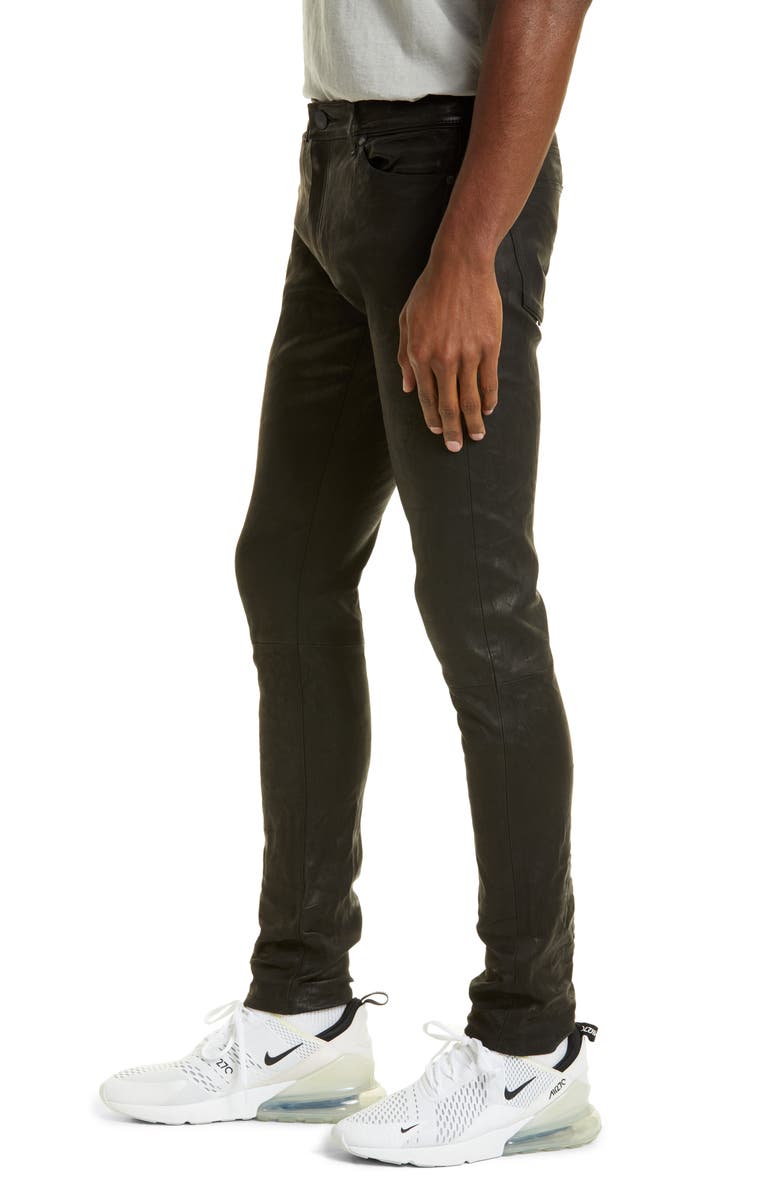 John Elliott The Cast 2 Lambskin Leather Pants, Alternate, color, 