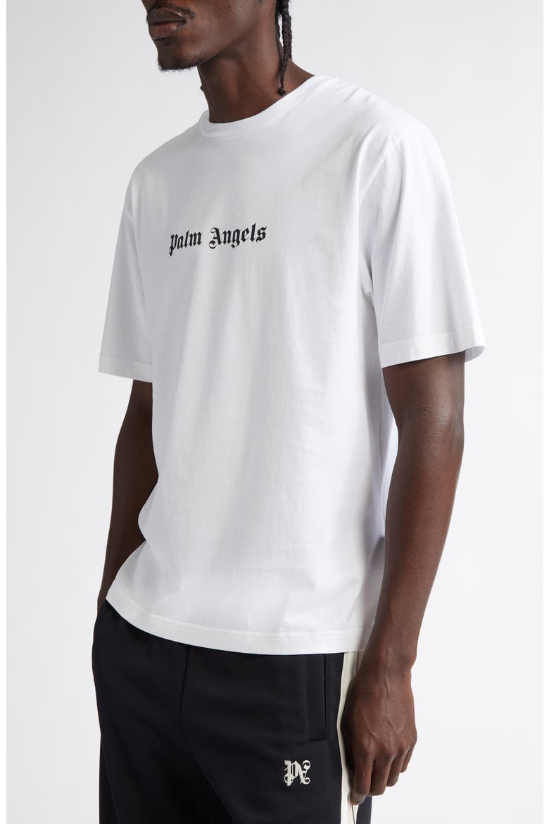 Classic Logo Slim Fit Cotton Graphic T-Shirt, Alternate, color, WHITE BLACK