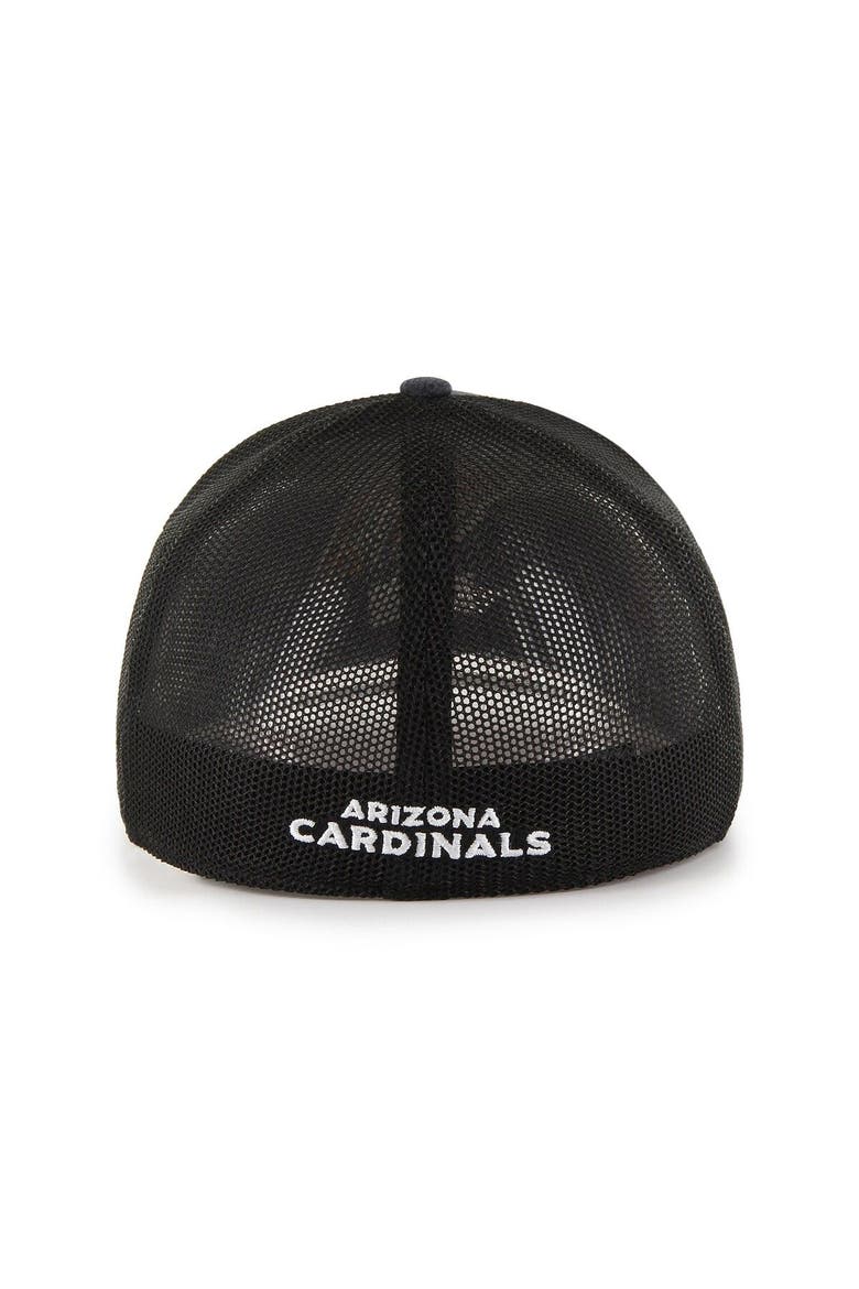 Men's '47 Black Arizona Cardinals Pixelation Trophy Flex Hat, Alternate, color, Black