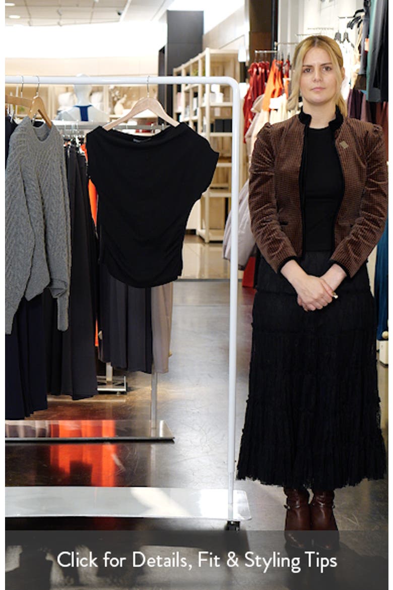 Drape One-Shoulder Top video