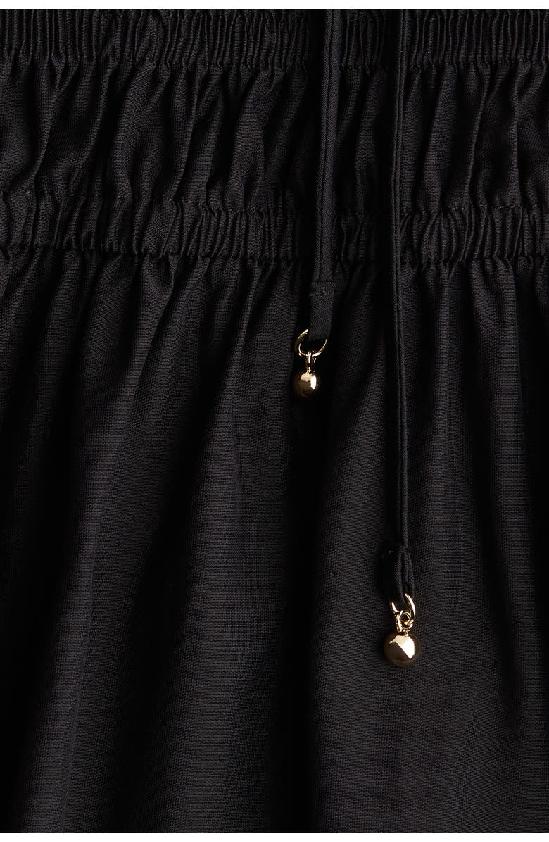 H&M Smocked Strappy Dress, Alternate, color, Black