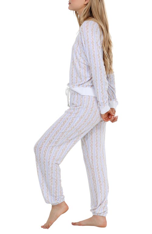 Honeydew Intimates Star Seeker Brushed Jersey Pajamas In White