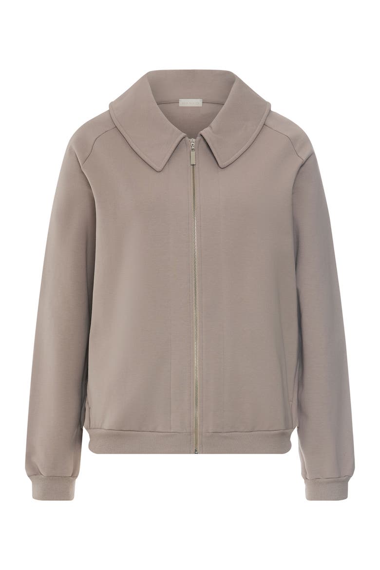 Natural Living Cotton Blend Zip-Up Jacket, Main, color, Rose Grey