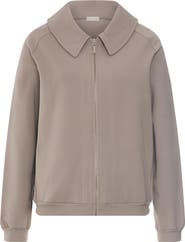 HANRO Natural Living Cotton Blend Zip-Up Jacket