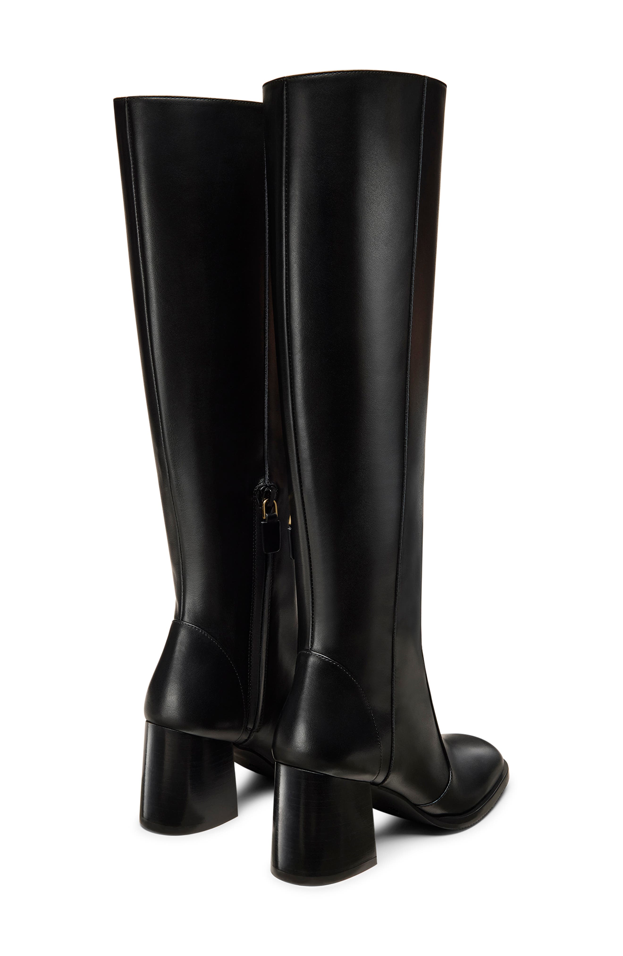 Stuart Weitzman Nola Knee High Boot, Alternate, color, Black
