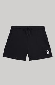 Dalix Womens Heartly Ghost Midweight Washed Fleece Shorts