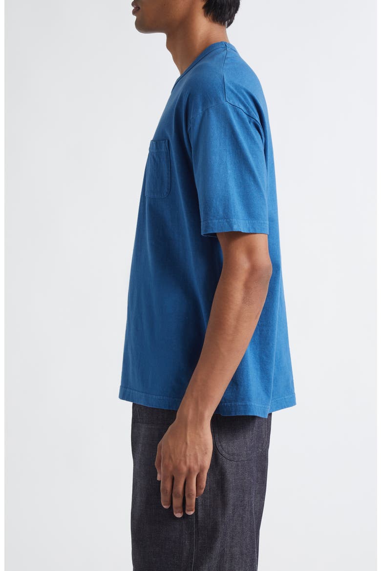Jumbo Cotton Pocket T-Shirt, Alternate, color, LIGHT INDIGO