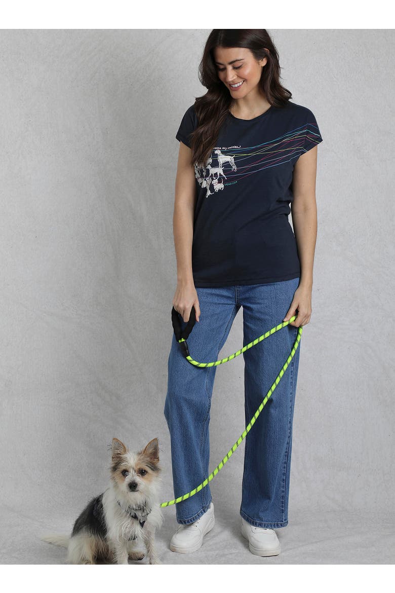 Lead The Way Graphic T-Shirt, Alternate, color, Navy