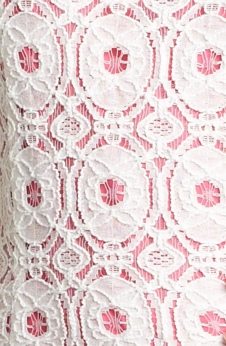 Kensie Lace Drop Waist Dress, Alternate, color,