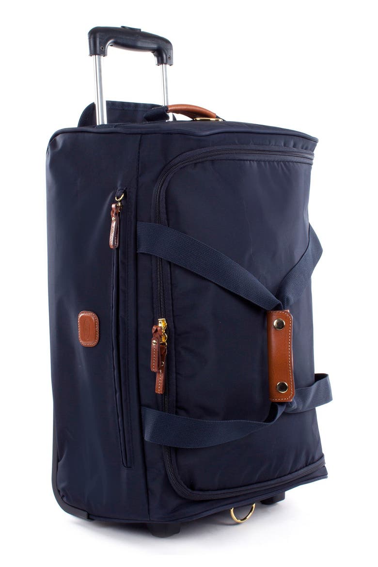 Brics X-Bag 21-Inch Rolling Carry-On Duffle Bag, Alternate, color, NAVY