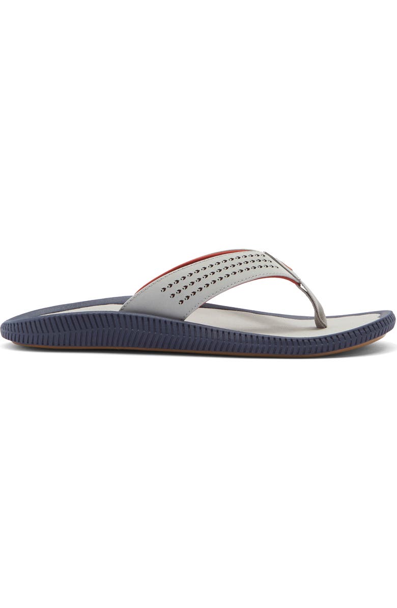 OluKai Ulele Flip Flop, Alternate, color, Ash / Ash