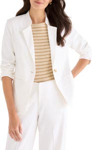 NIC+ZOE Eva Linen Blend Blazer
