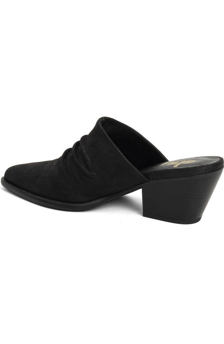 SHUSHOP Nicky Pointed Toe Mule, Alternate, color, Black Suede