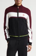Casablanca Stripe Merino Wool Knit Jacket