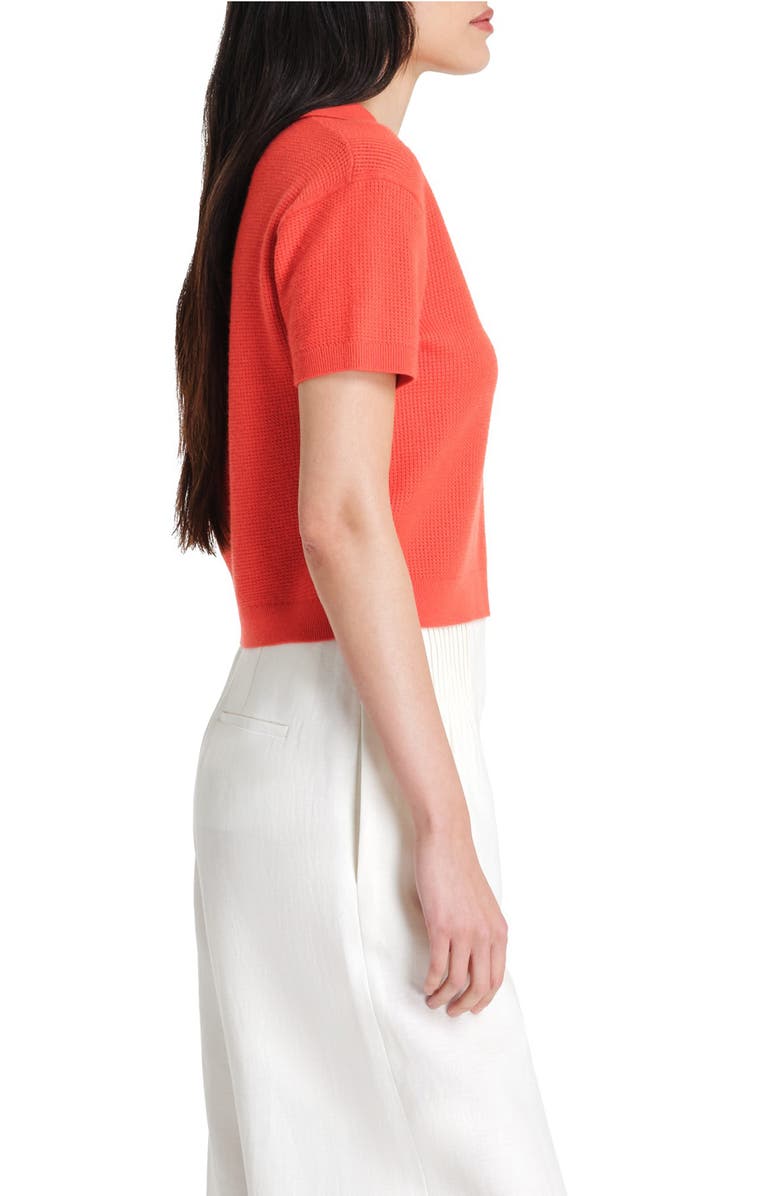 TWP Thermal Knit Cashmere Polo Sweater, Alternate, color, 