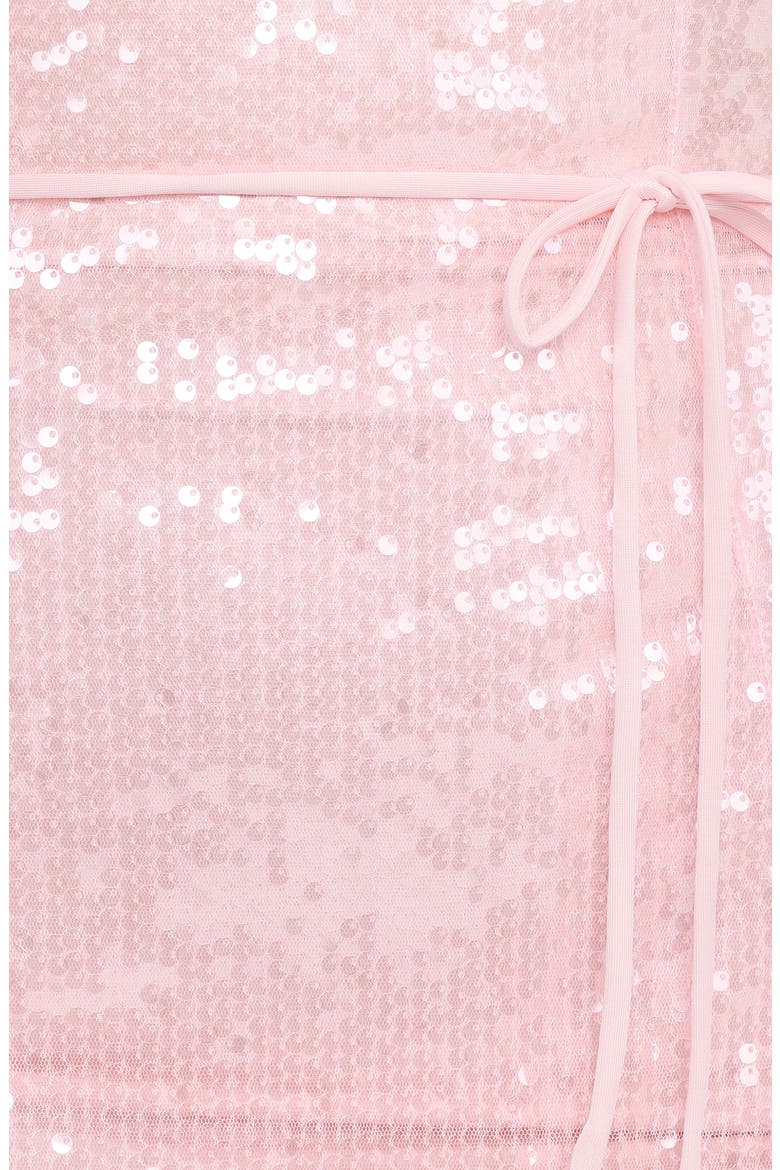 Liliane Sequin Strapless Maxi Dress, Alternate, color, PINK SEQUIN