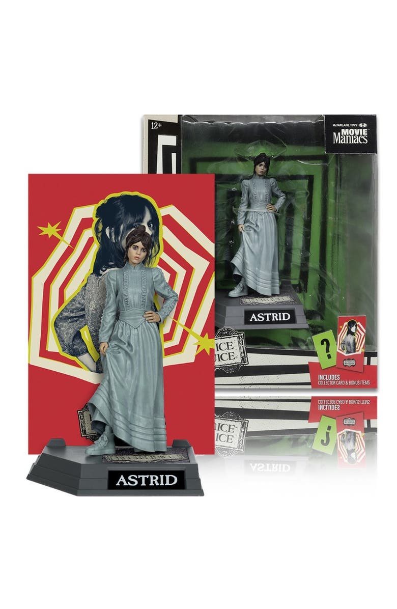 McFarlane Astrid (Movie Maniacs Beetlejuice) McFarlane 6" Posed Figure, Main, color, Multi-Color