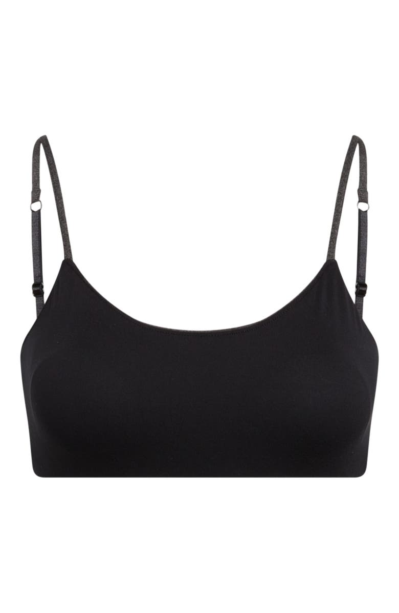 Bleuet Bleum Padded Reversible Girls Bralette, Alternate, color, Titanium-Black