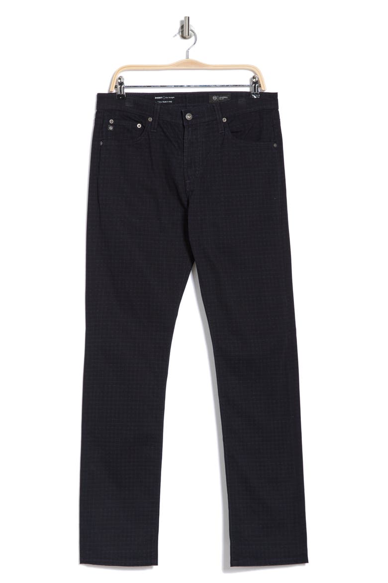 SUD Print Slim Straight Leg Pants, Alternate, color, BRANT BLUE MULTI