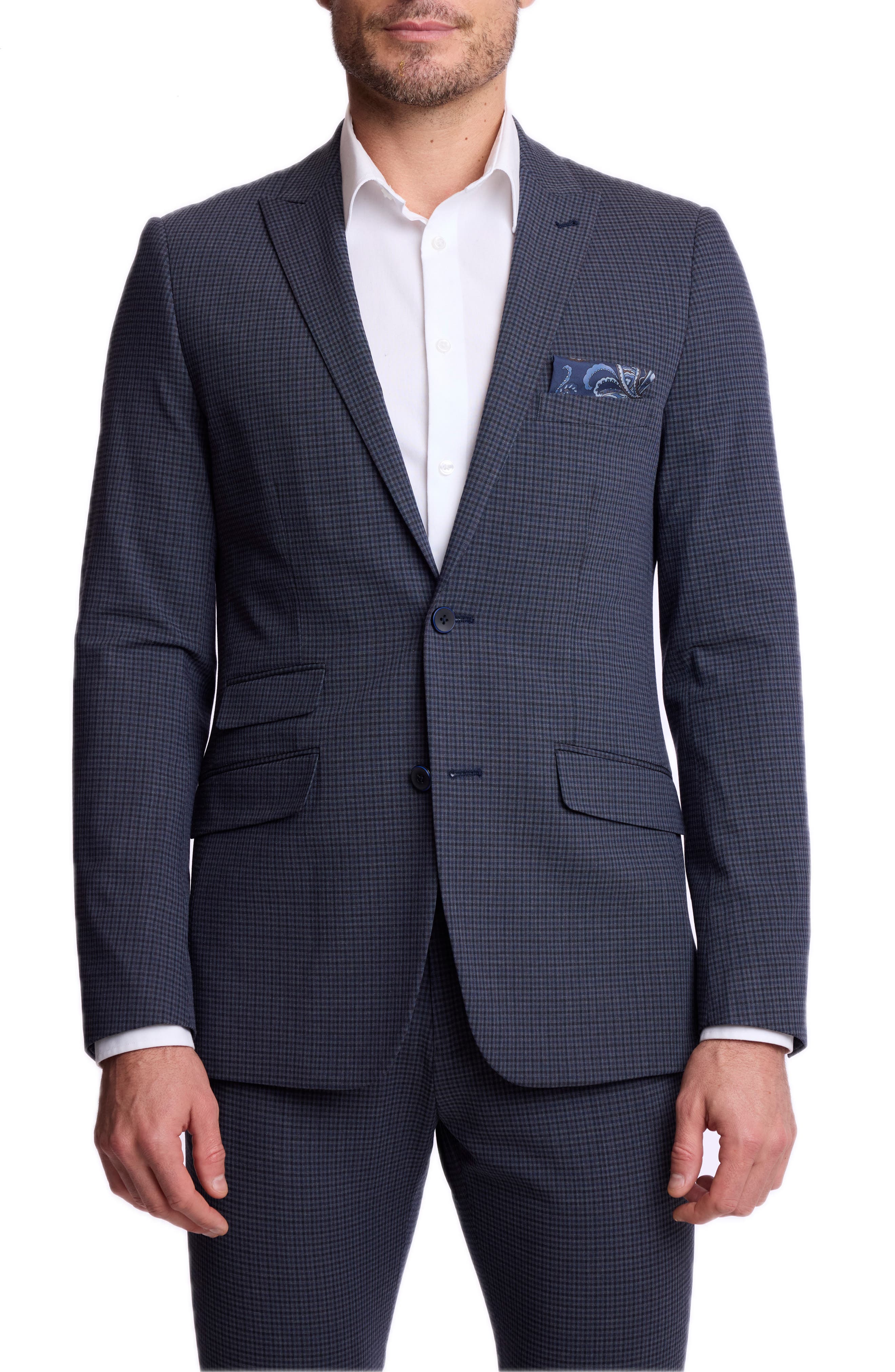 Ashton Slim Peak Suit Jacket