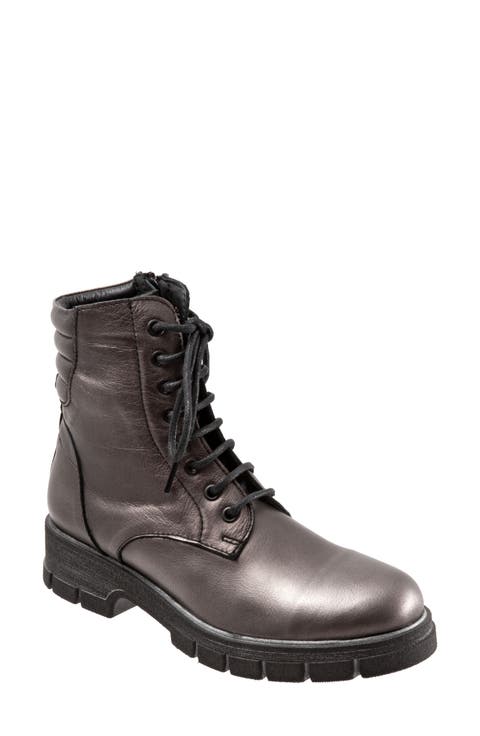 Rage Lace-Up Combat Boot (Women)