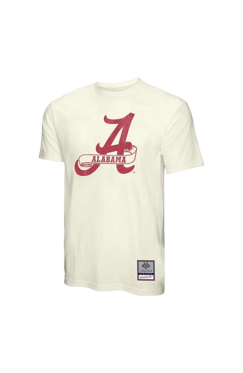 Mitchell & Ness Men's Mitchell & Ness  Cream Alabama Crimson Tide Vintage Tone T-Shirt, Alternate, color, Cream