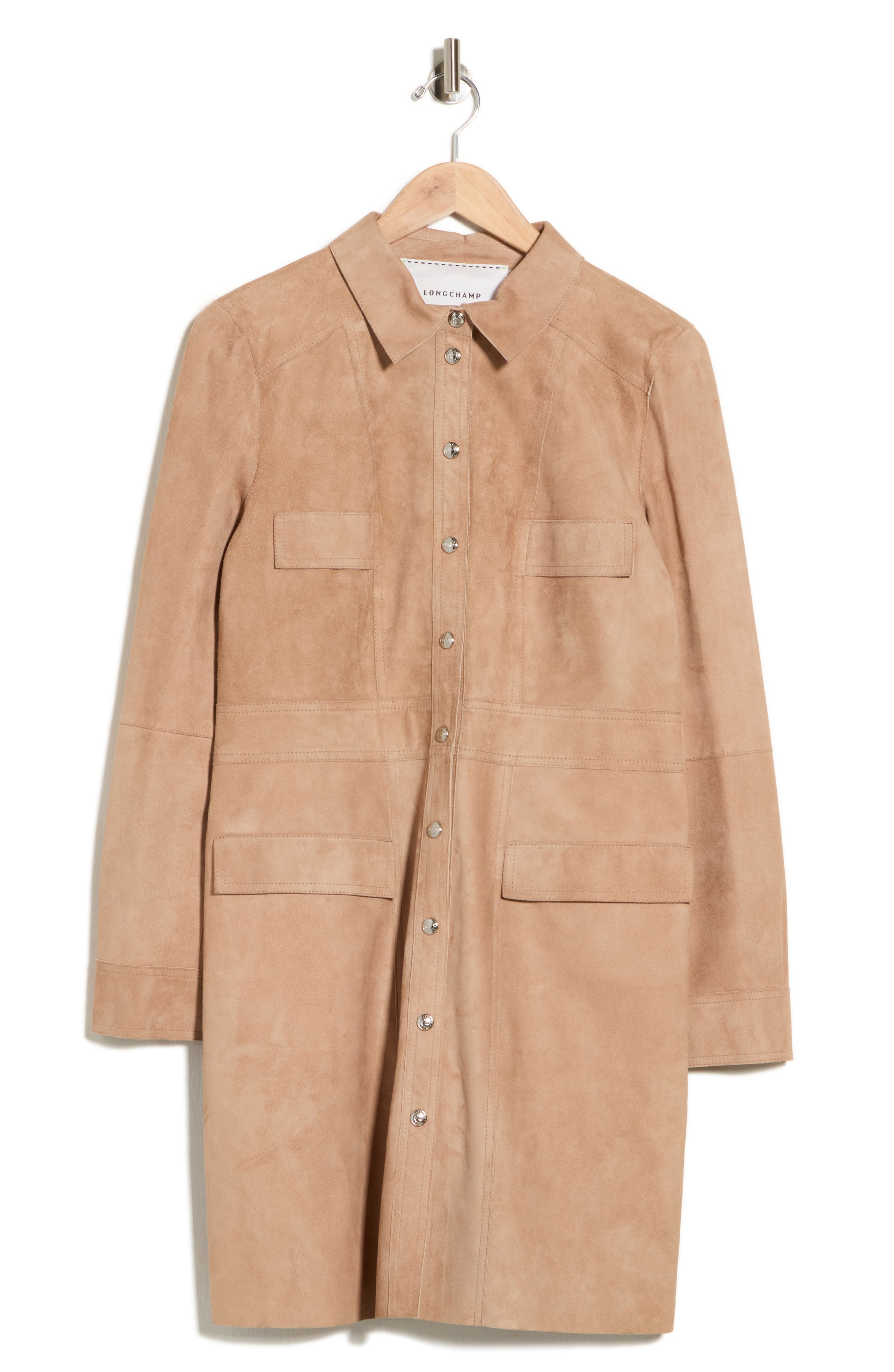 Leather Shirtdress