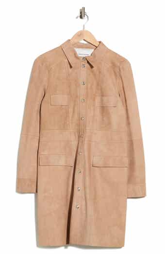 Leather Shirtdress