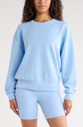 Zella Soft Luxe Boxy Crew Sweatshirt