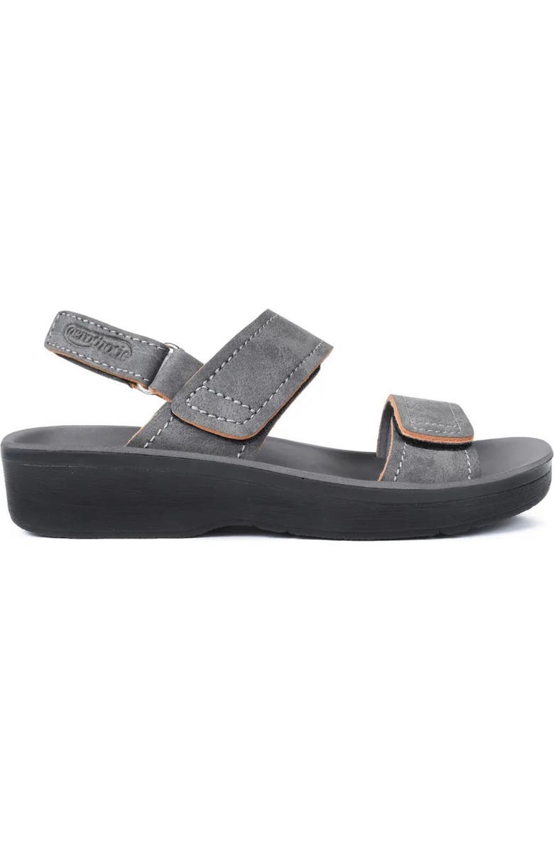 AEROTHOTIC Renee Adjustable Strap Sandal, Alternate, color, Grey