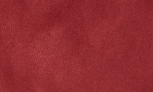 T Tahari Faux Suede Coat In Red