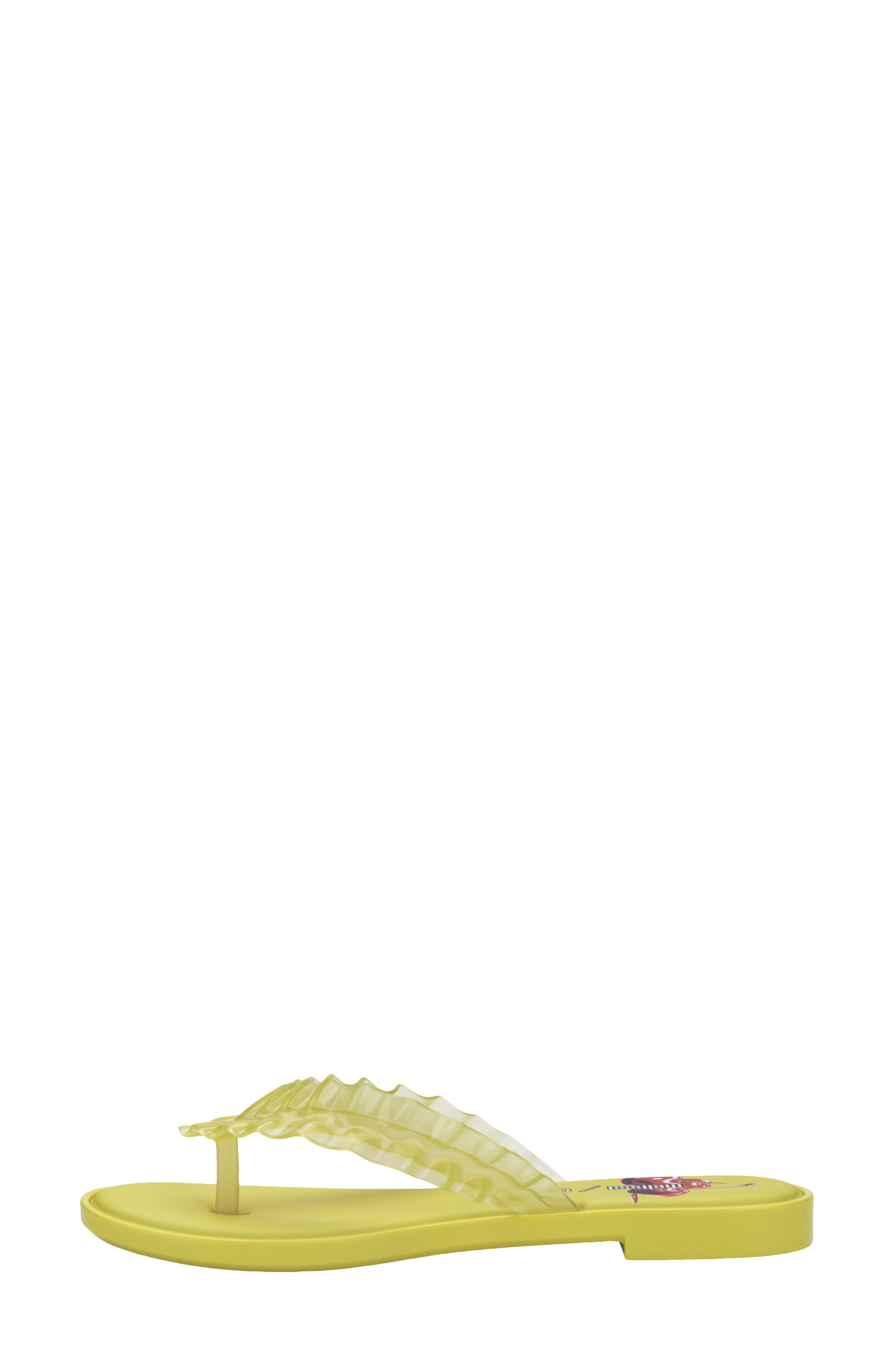 x Ganni Slim Flip Flop, Alternate, color, YELLOW