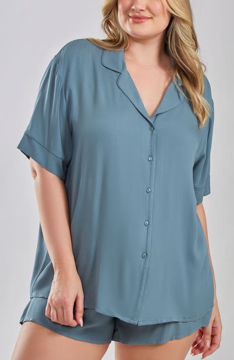 Organic Cotton and Tencel Notched Collar Pajama Set