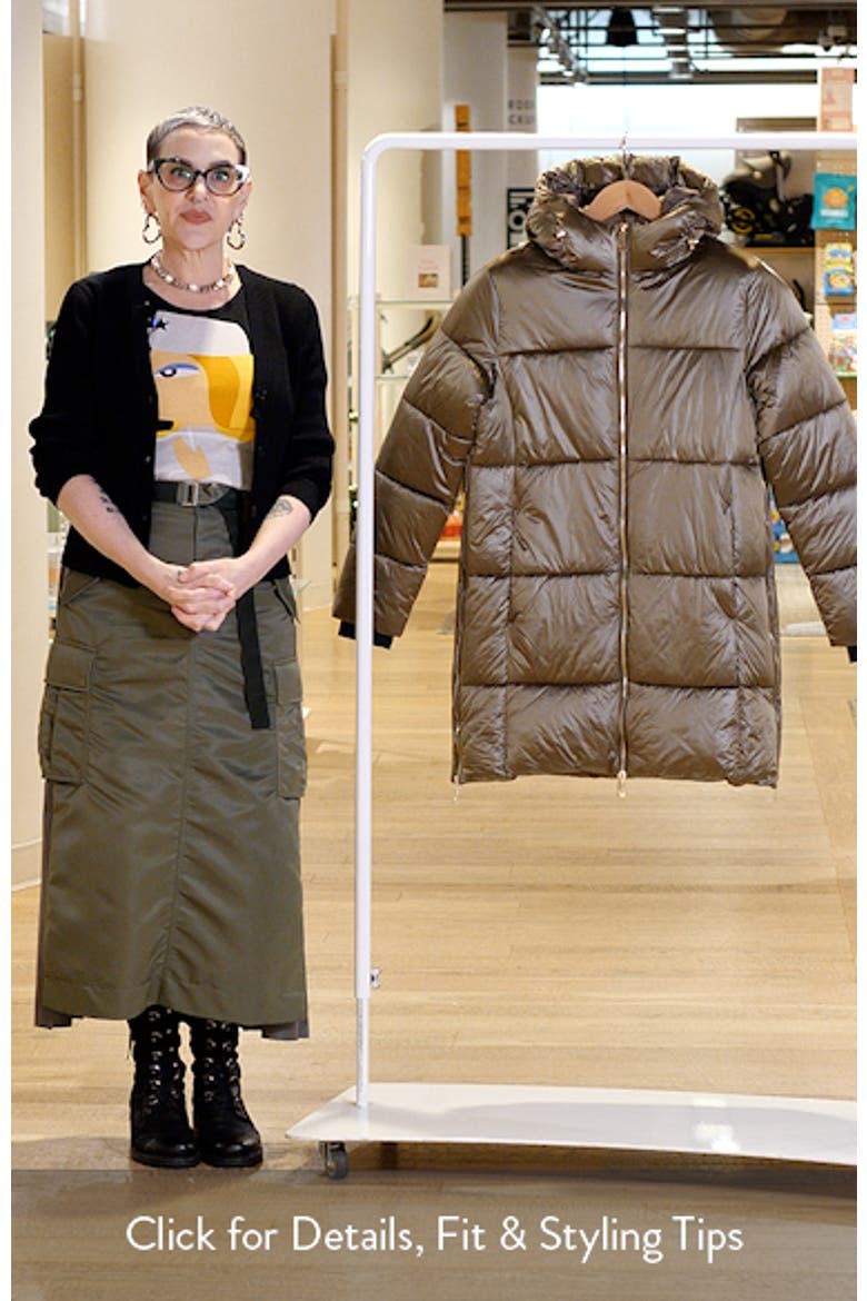 Alicia Water Resistant Hooded Parka Puffer Jacket video