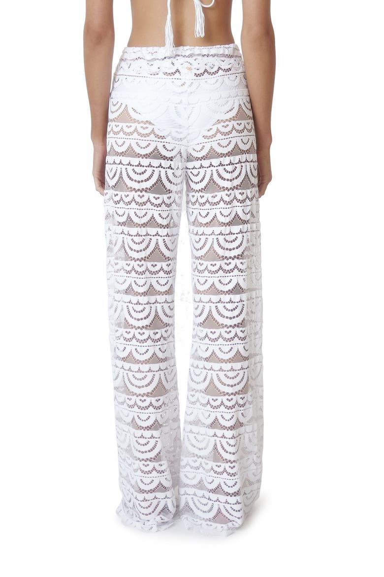 Malibu Lace Cover-Up Pants, Alternate, color, WATER LILY