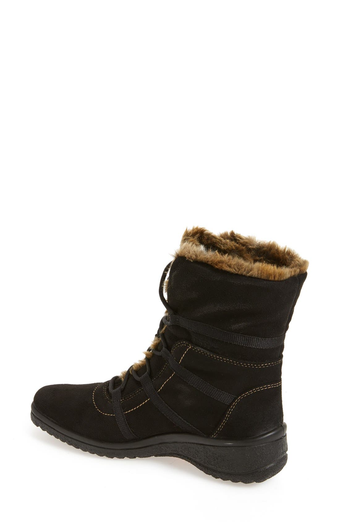 ara Magaly Waterproof Gore-Tex<sup>®</sup> Faux Fur Boot, Alternate, color, 