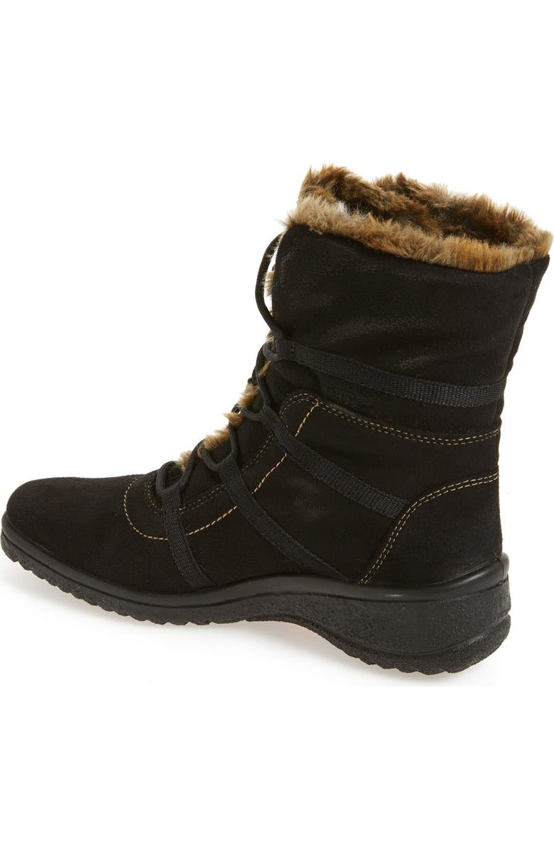 ara Magaly Waterproof Gore-Tex<sup>®</sup> Faux Fur Boot, Alternate, color,