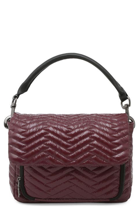 The Muse Moto Quilting Flap Shoulder Bag