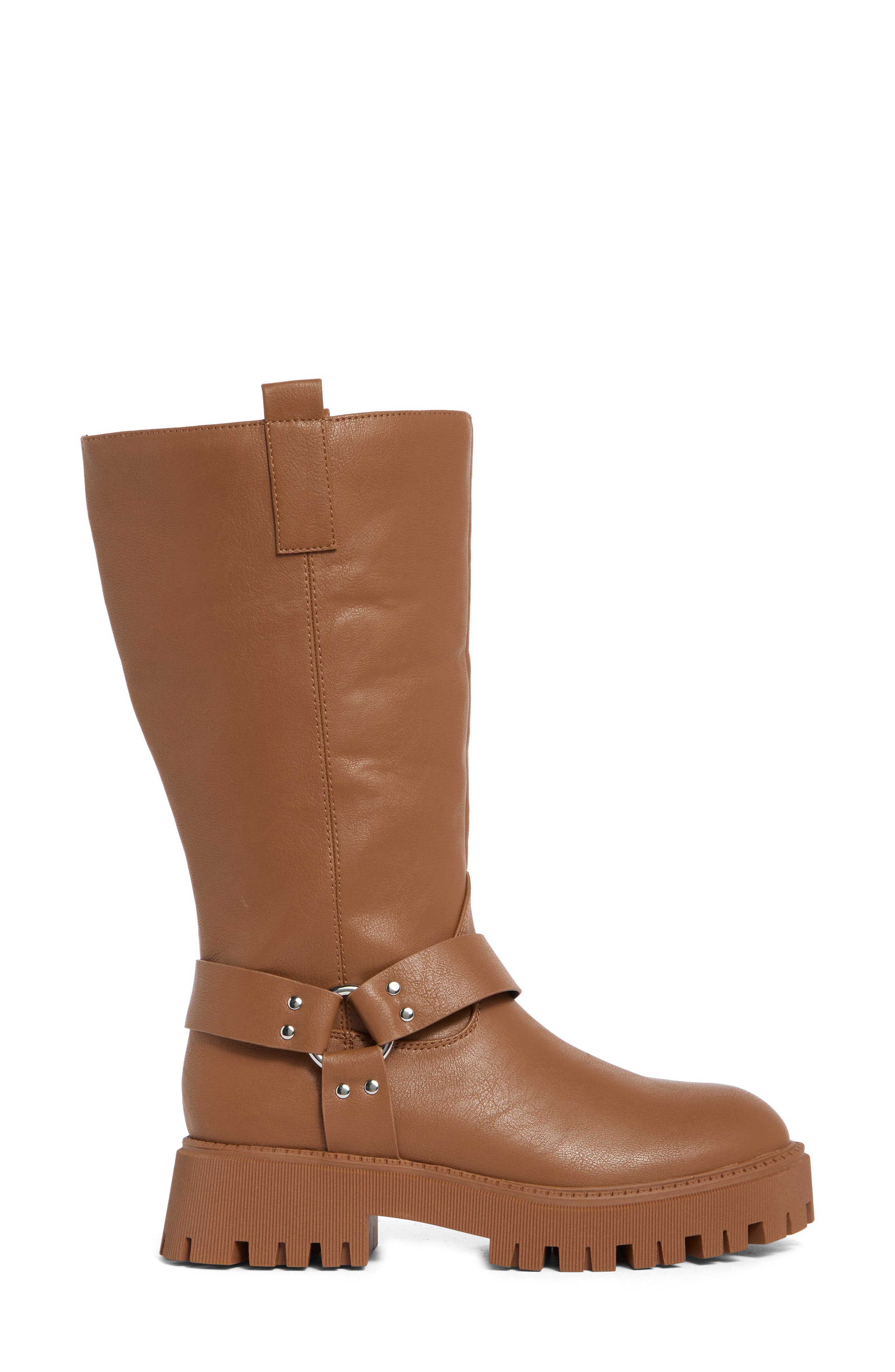 Achillies Knee High Boot, Alternate, color, BROWN